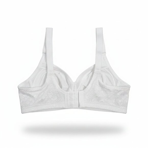 NIP | WonderBra White Full Support Wire Free Lace Coverage Bra | 34C - Picture 2 of 3